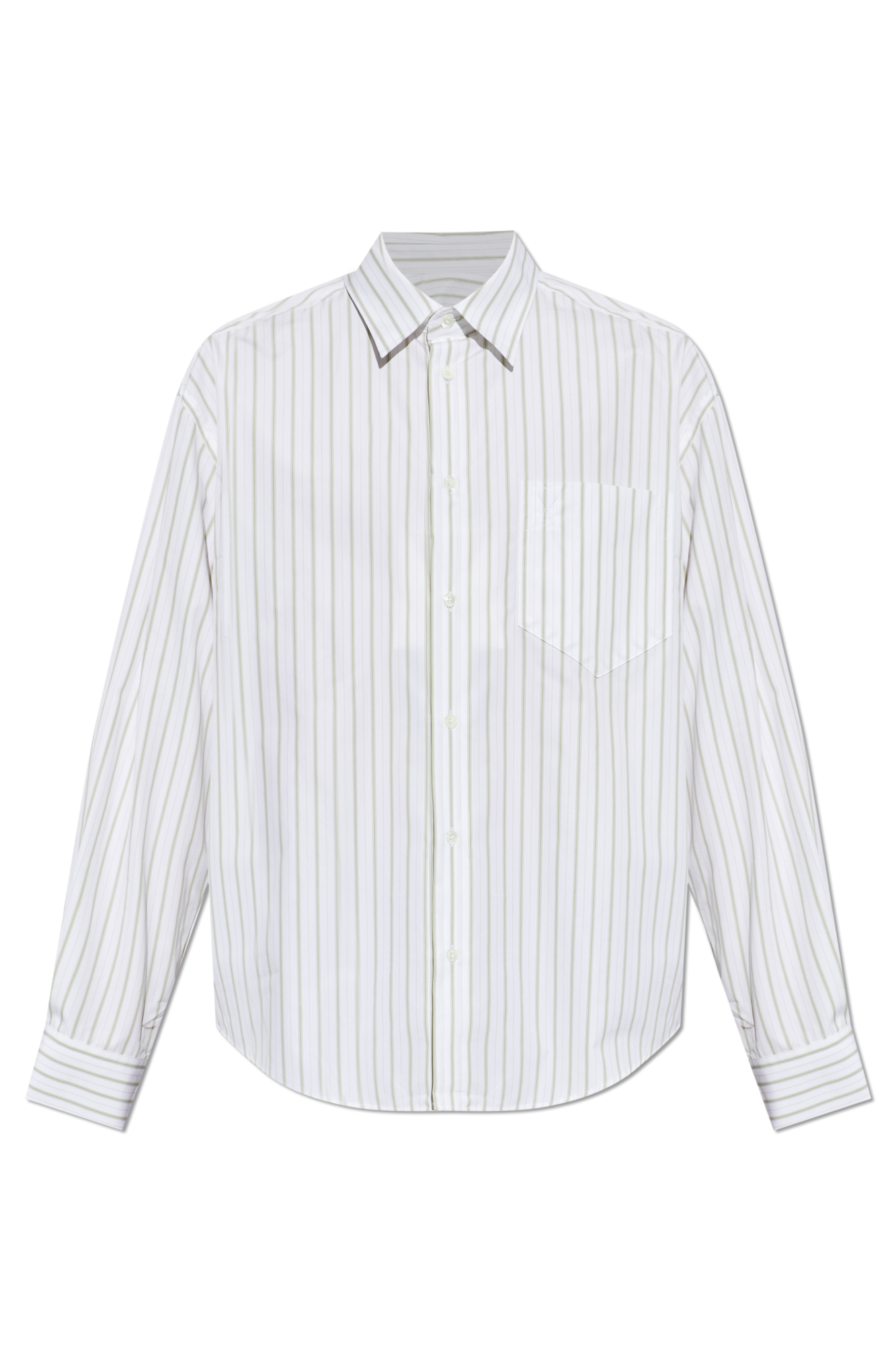 ami alexandre mattiussi ホワイト シャツ White Shirt with striped pattern Ami Alexandre Mattiussi - Vitkac AS